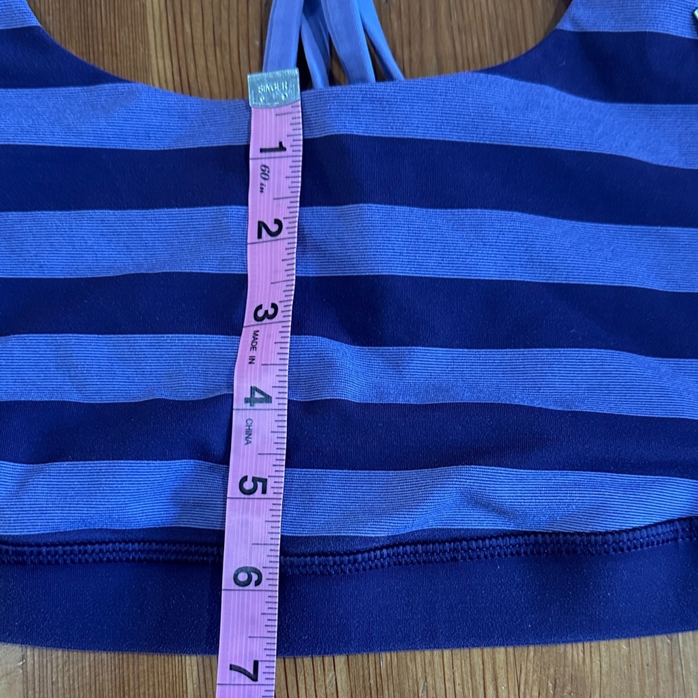 Lululemon Striped purple  Women's Sport  Top - Picture 8 of 8
